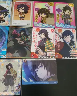 Giyu Tomioka Card Lot - Demon Slayer Anime CCG 15 Cards - Image 4