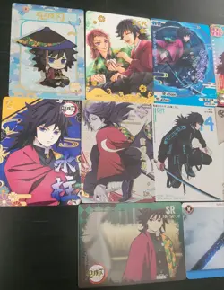 Giyu Tomioka Card Lot - Demon Slayer Anime CCG 15 Cards - Image 2