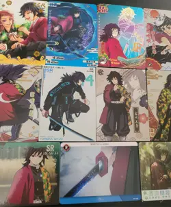 Giyu Tomioka Card Lot - Demon Slayer Anime CCG 15 Cards - Image 3
