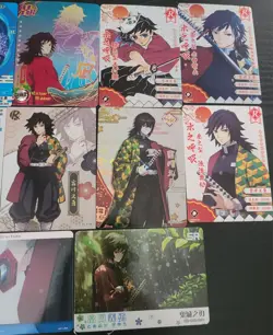 Giyu Tomioka Card Lot - Demon Slayer Anime CCG 15 Cards - Image 4
