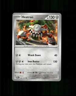 2025 Prismatic Evolutions Heatran Pokemon Card #068/131 Basic TCG PACK FRESH - Image 1
