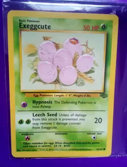Exeggcute Pokemon Card 52/64 Jungle Common - Image 1