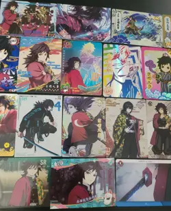 Giyu Tomioka Card Lot - Demon Slayer Anime CCG 20 Cards - Image 3