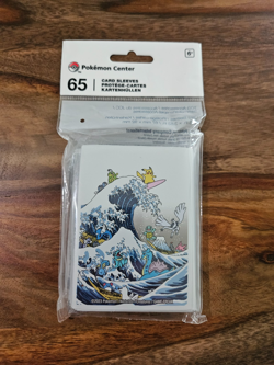Pokemon Center Great Wave Pikachu and Friends Card Sleeves (65 Sleeves) - Image 1