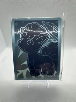 65 Ct Silver Tempest ETB Alolan Vulpix Card Sleeves Sealed Pokemon - Image 1
