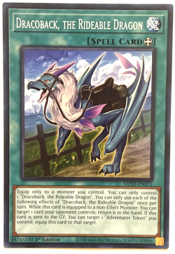 YuGiOh! - Dracoback, the Rideable Dragon - MP23-EN271 - 1st Edition - Common - Image 1