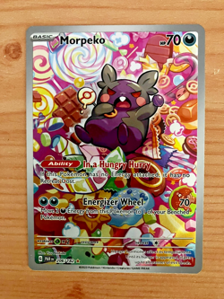 Morpeko 206/182 SV04 Paradox Rift Pokemon TCG Card Holo Foil NEAR MINT - Image 1
