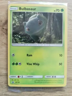 Pokemon Bulbasaur SM198 Black Star Promo Holo Rare Card Detective Pikachu Sealed - Image 1