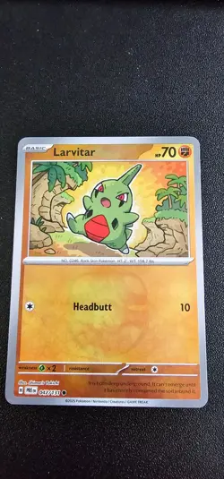 Larvitar 047/131 Masterball S&V Prismatic Evolutions Pokemon Card TCG NM/MINT - Image 1