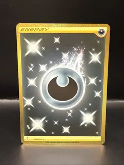Pokemon Darkness Energy TCG Card 236/203 Evolving Skies Gold Secret Rare - Image 3
