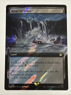 MTG Universes Beyond: Doctor Who River of Tears Extended Art Surge Foil 1100 NM - Image 1