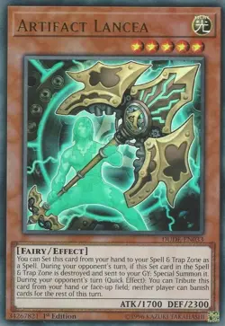 🔥YuGiOh TCG Artifact Lancea - Duel Devastator (DUDE) NEAR MINT🔥 - Image 1