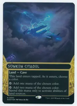 Sunken Citadel Borderless Foil 0041 EOS NM/MT [Edge of Eternities:MTG] - Image 1