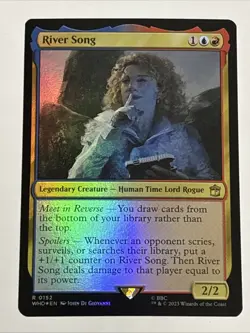 MTG Universes Beyond: Doctor Who River Song Foil 0152 NM Rare - Image 1