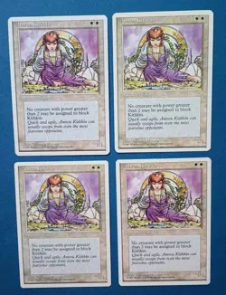 Magic the Gathering MTG Fourth (4th) Edition AMROU KITHKIN X 4 LP/EX 1995! - Image 1