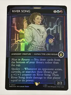 MTG Universes Beyond: Doctor Who River Song Showcase Foil 0547 NM Rare - Image 1