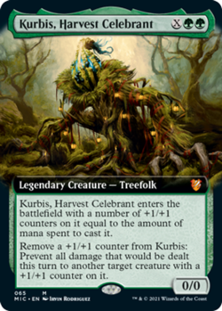Light Play, English MTG Regular Kurbis, Harvest Celebrant - Extended Art Command - Image 1