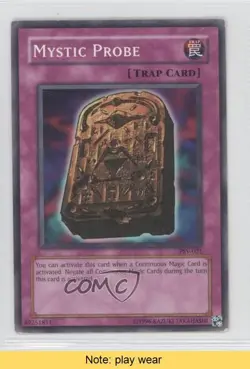 Mystic Probe Unlimited YuGiOh Pharaoh's Servant #PSV-021 2002 READ 1a1 - Image 1