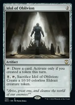 Moderate Play, English MTG Regular Idol of Oblivion Commander: Streets of New Ca - Image 1