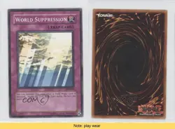 World Suppression Unlimited YuGiOh Pharaoh's Servant #PSV-020 2002 READ 1a1 - Image 3