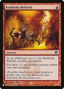 NM-Mint, English MTG Regular Kuldotha Rebirth - The List Mystery Booster / The L - Image 1