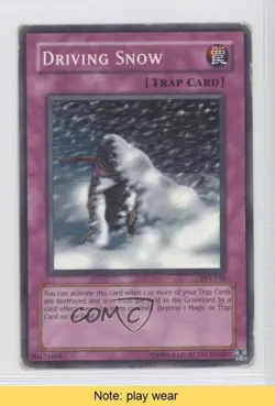 Driving Snow Unlimited YuGiOh Pharaoh's Servant #PSV-018 2002 READ 1a1 - Image 1