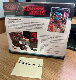 Pokemon Destined Rivals Pokemon Center Elite Trainer Box ETB SEALED IN HAND!!!!! - Image 5