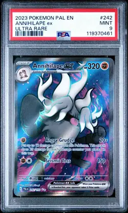 2023 Pokemon Paldea Evolved - Annihilape EX No. 242 PSA 9 - Image 1