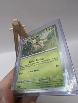 POKEMON LEAFEON HOLO 005/131 PRISMATIC EVOLUTIONS PACK Fresh - Image 4