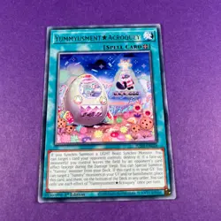 JUSH-EN024 YummyusmentUAcroquey Super Rare Card 1st Edition Yugioh TCG - Image 1