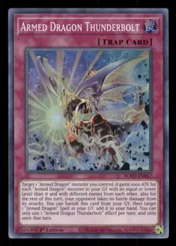Yugioh Armed Dragon Thunderbolt #BLVO-EN067 Blazing Vortex LP - Image 1