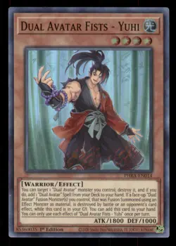 Yugioh Dual Avatar Fists - Yuhi #PHRA-EN014 Phantom Rage LP - Image 1