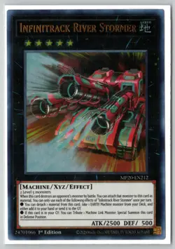 Infinitrack River Stormer MP20-EN212 ULTRA RARE 1st Edition YuGiOh Near Mint - Image 1