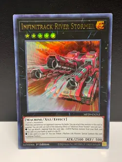 Infinitrack River Stormer MP20-EN212 ULTRA RARE 1st Edition YuGiOh Near Mint - Image 1