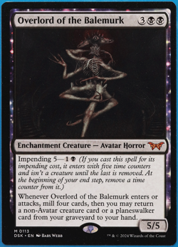 Overlord of the Balemurk Duskmourn: House of Horror NM CARD (499313) ABUGames - Image 1