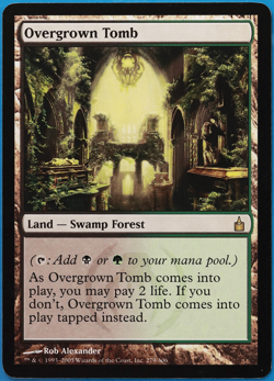 Overgrown Tomb Ravnica: City of Guilds NM Land Rare CARD (499311) ABUGames - Image 1
