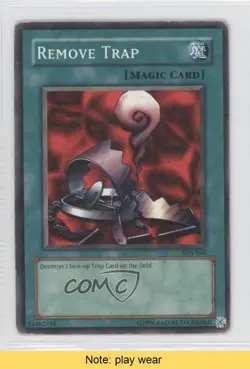 Remove Trap Unlimited YuGiOh Starter Deck Yugi #SDY-048 2002 READ 1a1 - Image 1