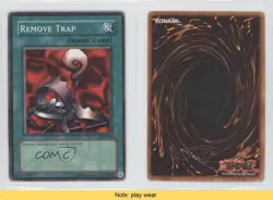 Remove Trap Unlimited YuGiOh Starter Deck Yugi #SDY-048 2002 READ 1a1 - Image 3