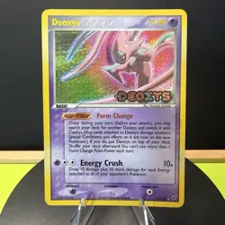 Deoxys 17/107 EX Deoxys Reverse Holo Stamped Vintage Pokemon Card 2005. LP/NM - Image 1