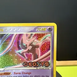 Deoxys 17/107 EX Deoxys Reverse Holo Stamped Vintage Pokemon Card 2005. LP/NM - Image 3