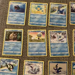 Pokemon - Panpour Abalugg Sharpedo Bergmite Water Card Bundle (15 Cards) - Image 3
