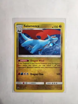 Pokemon TCG Salamence S&M Celestial Storm 106/168 Cosmos Holo Rare Card NM - Image 1