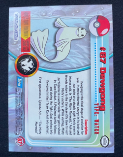 Topps Pokemon Dewgong Non Holo 87 Series 1 Card Blue Topps Trading Card (LP) - Image 2