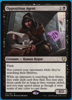 Opposition Agent Commander Legends NM Black Rare MTG CARD (ID# 499305) ABUGames - Image 1