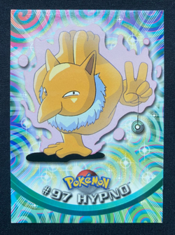 Topps Pokemon Hypno Non Holo 97 Series 1 Card Blue Topps Trading Card (LP) - Image 1