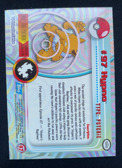 Topps Pokemon Hypno Non Holo 97 Series 1 Card Blue Topps Trading Card (LP) - Image 2