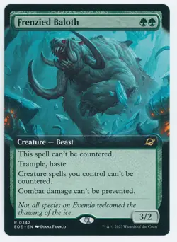 Frenzied Baloth Extended Art Foil 0342 EOE NM/MT [Edge of Eternities:MTG] - Image 1