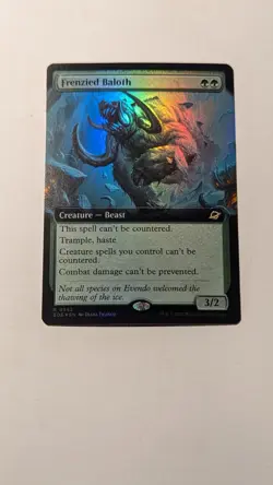 Frenzied Baloth Extended Art Foil 0342 EOE NM/MT [Edge of Eternities:MTG] - Image 2
