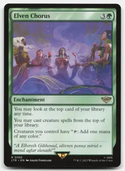 MTG Elven Chorus R Universes Beyond: The Lord of the Rings: Tales of Middle-eart - Image 1