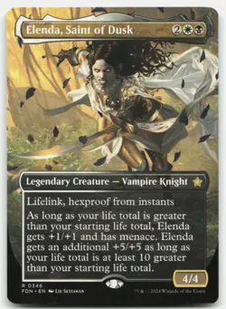MTG Elenda, Saint of Dusk (Borderless) R Foundations 346 LP - Image 1